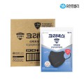 Kleenex KF94 Light Fit 2D Mask Large BLACK 韓國健力士KF94 2D口罩(大型) 黑色 (1箱40個獨立包裝)